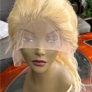 Elegant Blonde Lace Front Wig